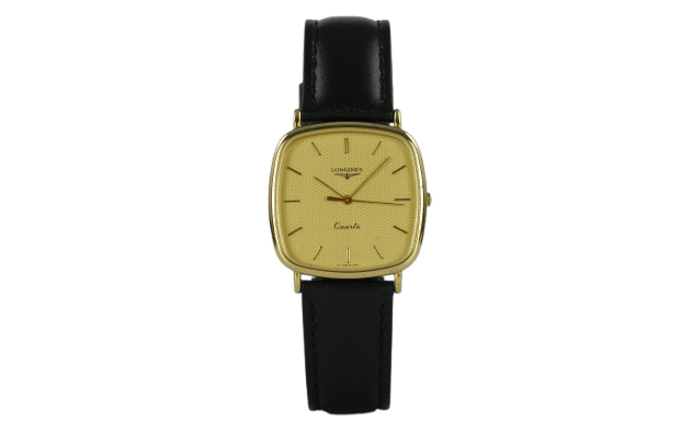 Longines TV - Montre quartz plaqué or 58 Facettes TOT-01908