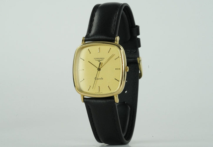 Longines TV - Montre quartz plaqué or 58 Facettes TOT-01908