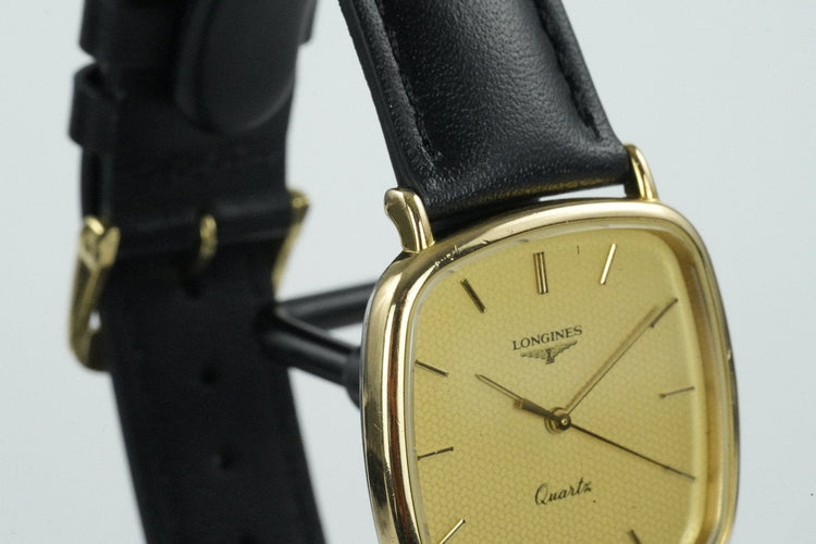 Longines TV - Montre quartz plaqué or 58 Facettes TOT-01908