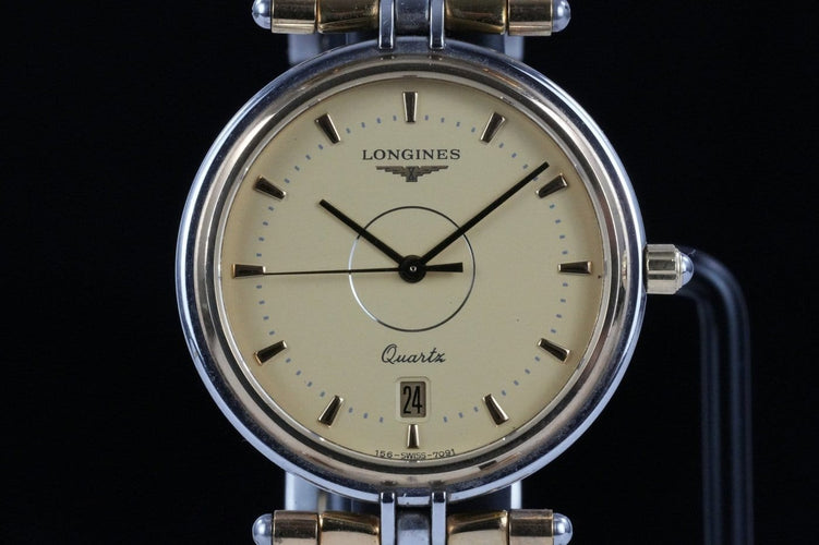 Montre Longines Flagship - Montre en acier réf. 156 7091 58 Facettes TOT-01814