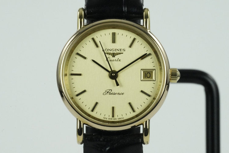 Montre Longines Présence - Montre femme plaquée or 58 Facettes TOT-01787