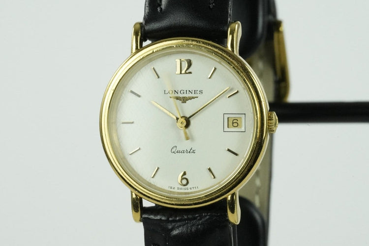 Montre Longines Quartz - Montre femme plaqué or 58 Facettes TOT-01934