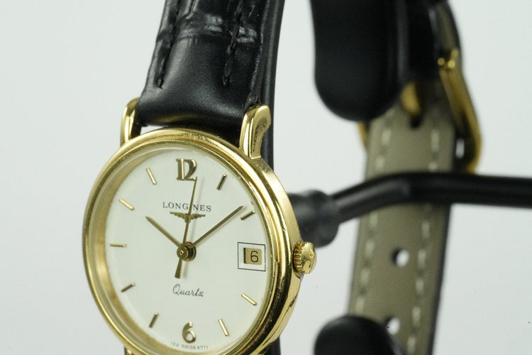 Longines - Montre Quartz plaquée or 58 Facettes TOT-01934