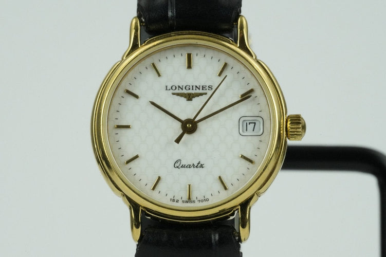 Montre Longines - Montre Quartz 152 7010 plaquée or 58 Facettes TOT-01766