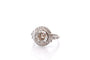 Bague 53.5 Bague Art déco en platine avec diamant 3,11 ct 58 Facettes 27109-27775