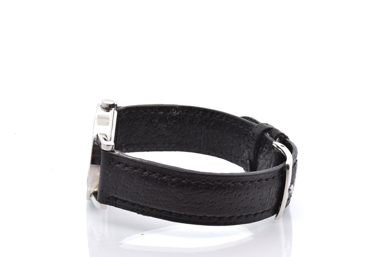 Montre Bvlgari - Montre en acier, bracelet en cuir 58 Facettes 27876