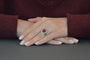 Bague 54.5 Bague rubis birman non chauffé 4,58 ct en or 18k et diamants 58 Facettes 27808