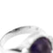 Bague 56 Bague en or blanc 18 ct avec iolite et diamants 58 Facettes 19954