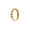 Bague 54 Bague rivière en or jaune 18 ct avec diamants 0,16 ct 58 Facettes 23130