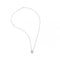 Collier Chimento Solo Mia - Collier en or blanc 18 ct à pendentif goutte et diamants 58 Facettes 13983