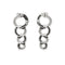 Boucles d'oreilles Boucles d’oreilles pendantes en or blanc 18 kt avec diamants 58 Facettes 25641