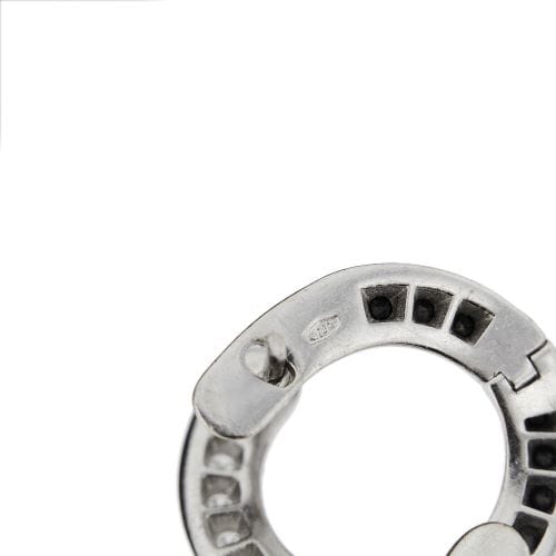 Boucles d'oreilles Boucles d’oreilles pendantes en or blanc 18 kt avec diamants 58 Facettes 25641