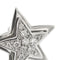 Boucles d'oreilles Boucles d’oreilles puces étoile en or blanc 18 ct et diamants 0,71 ct 58 Facettes 25593