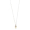 Collier Collier - Pendentif tétine en or blanc 18 ct, perle et diamants 58 Facettes 22953