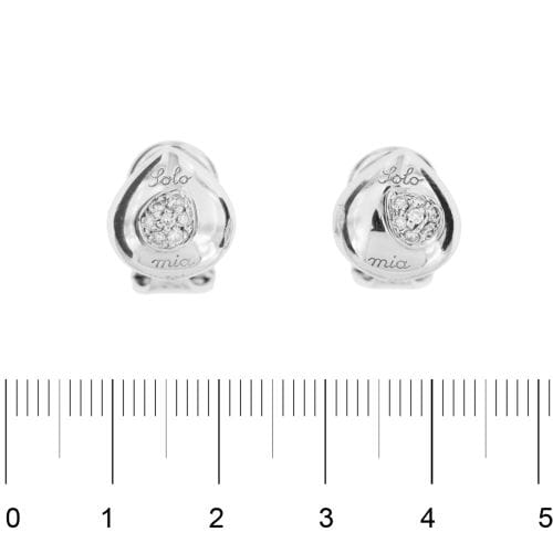 Boucles d'oreilles Chimento Solo Mia - Boucles d’oreilles goutte en or blanc et diamants 58 Facettes 13985