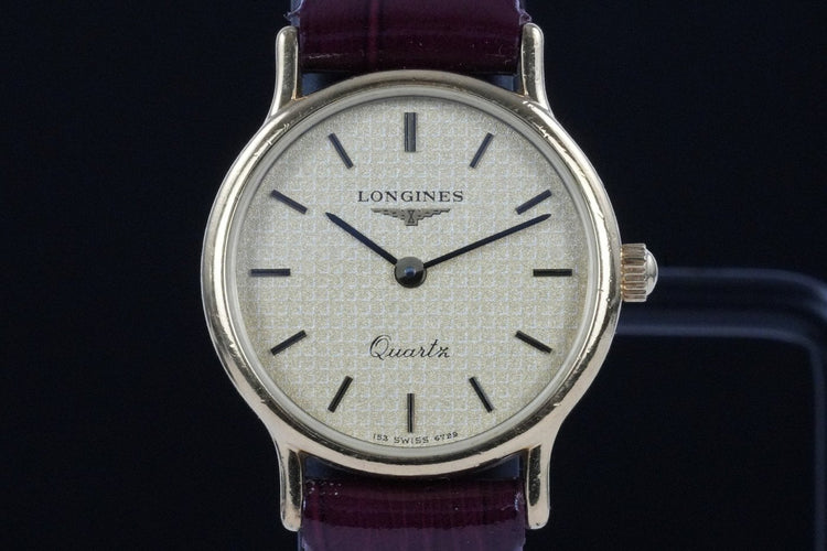 Montre Longines - Montre Quartz 153 6729 en plaqué or 58 Facettes TOT-01870