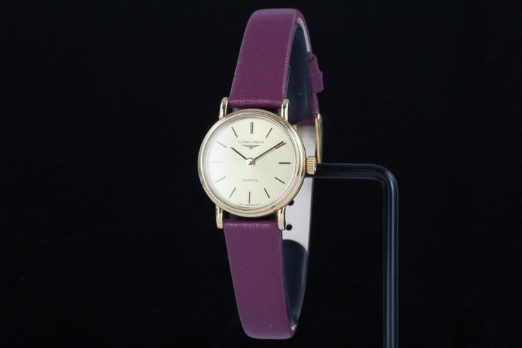 Montre Longines - Montre Quartz femme plaquée or 58 Facettes TOT-01843