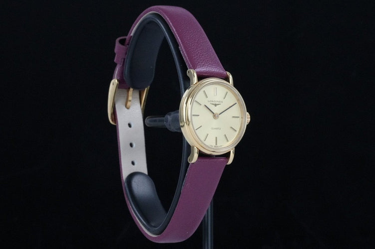 Montre Longines - Montre Quartz femme plaquée or 58 Facettes TOT-01843