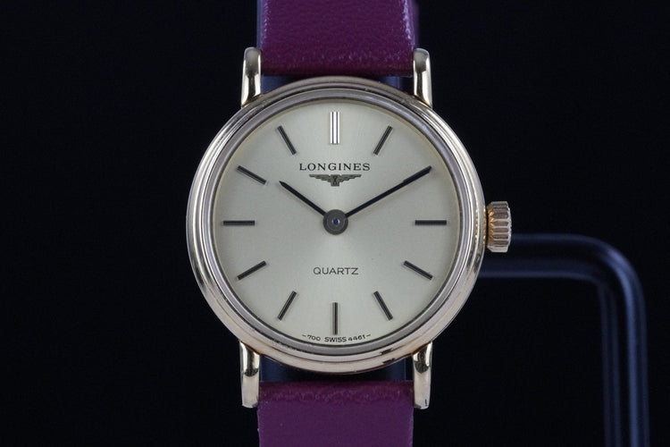 Montre Longines - Montre Quartz femme plaquée or 58 Facettes TOT-01843