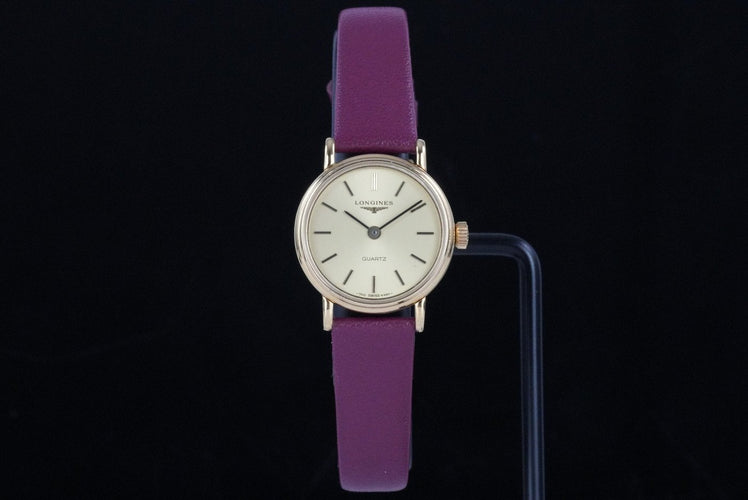 Montre Longines - Montre Quartz femme plaquée or 58 Facettes TOT-01843