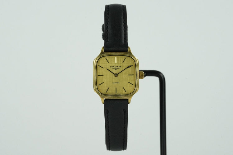 Longines - Montre Quartz 717 4353 plaqué or 58 Facettes TOT-01931