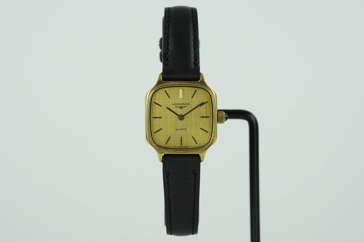 Montre Longines Quartz - Montre femme plaqué or 58 Facettes TOT-01931