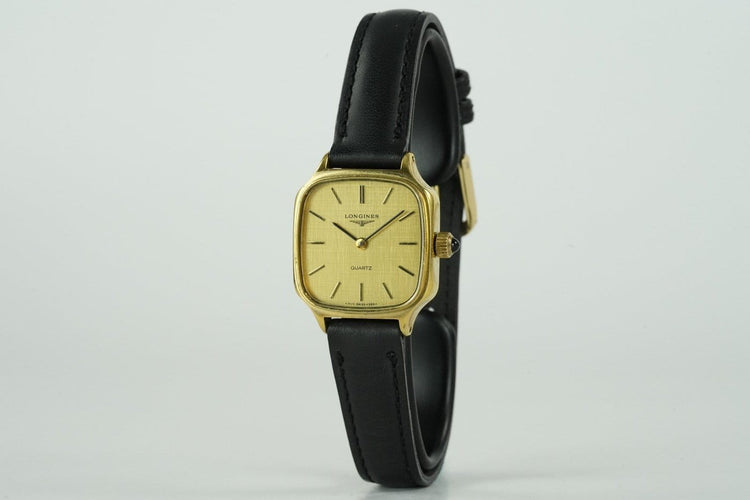 Montre Longines Quartz - Montre femme plaqué or 58 Facettes TOT-01931