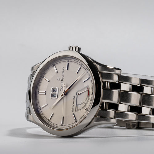 Carl F. Bucherer Manero - Montre en acier, réserve de marche 58 Facettes TOT-02106