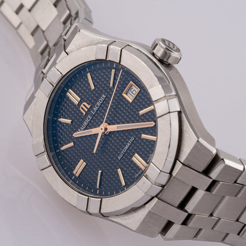 Montre Maurice Lacroix Aikon - Montre AI6007 automatique en acier 58 Facettes TOT-01942