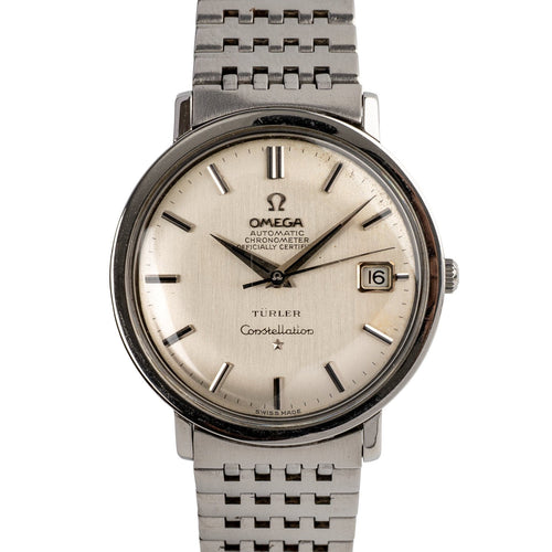 Omega Constellation Tûrler - Montre automatique en acier 58 Facettes TOT-01924