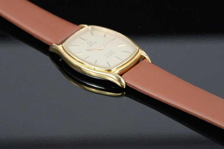 Montre Omega De Ville - Montre Tonneau plaqué or 58 Facettes TOT-01838