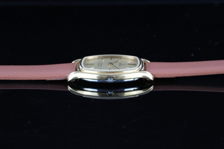 Montre Omega De Ville - Montre Tonneau plaqué or 58 Facettes TOT-01838