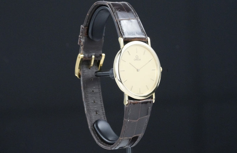 Omega De Ville - Montre quartz plaqué or 58 Facettes TOT-01969