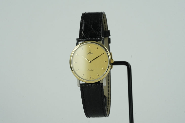 Omega De Ville - Montre en or et acier 58 Facettes TOT-01937