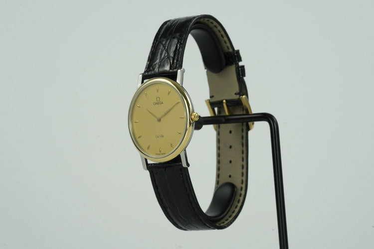 Omega De Ville - Montre en or et acier 58 Facettes TOT-01937