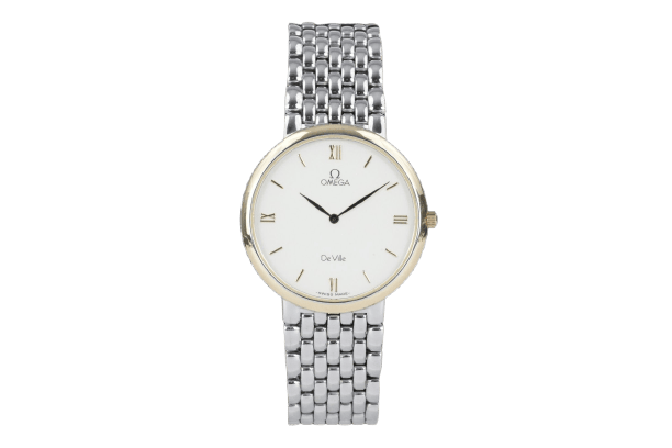 Omega De Ville - Montre quartz en acier 58 Facettes TOT-01792