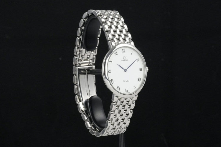Montre Omega De Ville - Montre en acier quartz 395.2378 58 Facettes TOT-01938