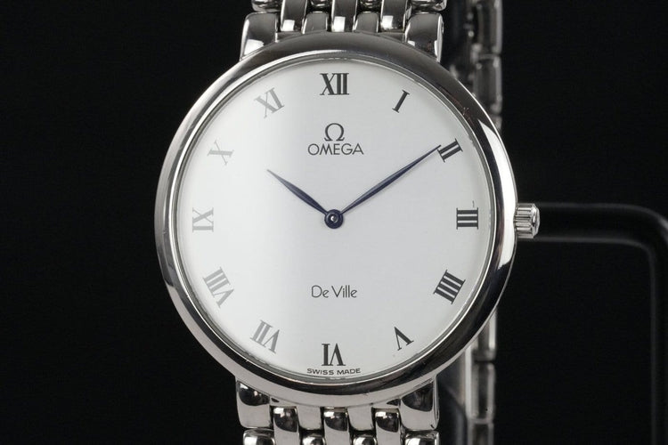 Montre Omega De Ville - Montre en acier quartz 395.2378 58 Facettes TOT-01938