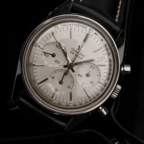 Omega De Ville - Montre chronographe en acier 58 Facettes TOT-01825