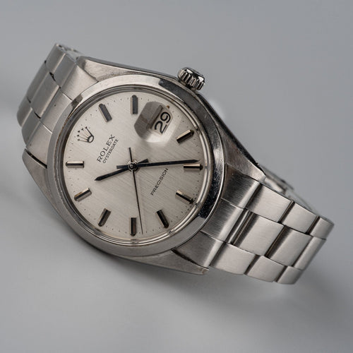 Rolex Oyster Date Precision - Montre Linen en acier 58 Facettes TOT-02172