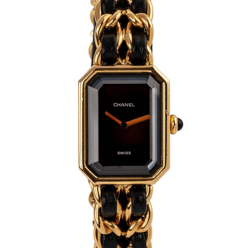Montre Chanel Première - Montre plaquée or H0001 58 Facettes TOT-01671