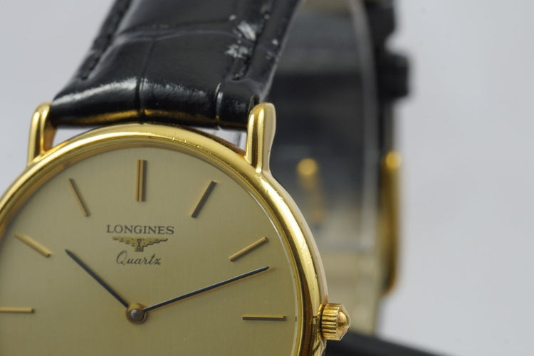 Montre Longines Présence - Montre quartz plaquée or 58 Facettes TOT-11190