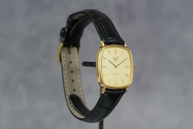 Montre Longines Présence - Montre Quartz plaqué or 58 Facettes TOT-01398