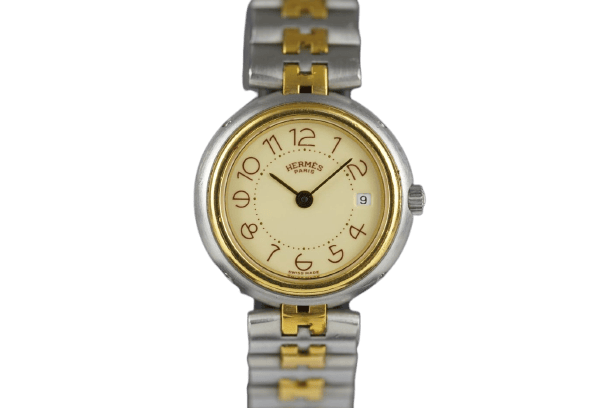 Montre Hermès Profile - Montre femme en acier bicolore 58 Facettes TOT-10906