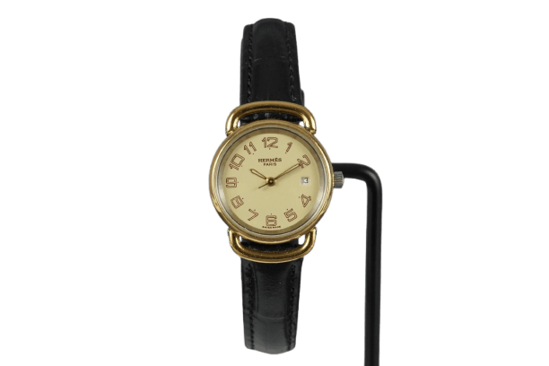 Hermès Pullman - Montre femme plaqué or 58 Facettes TOT-11259