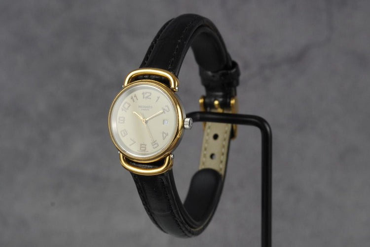 Hermès Pullman - Montre femme plaqué or 58 Facettes TOT-11259