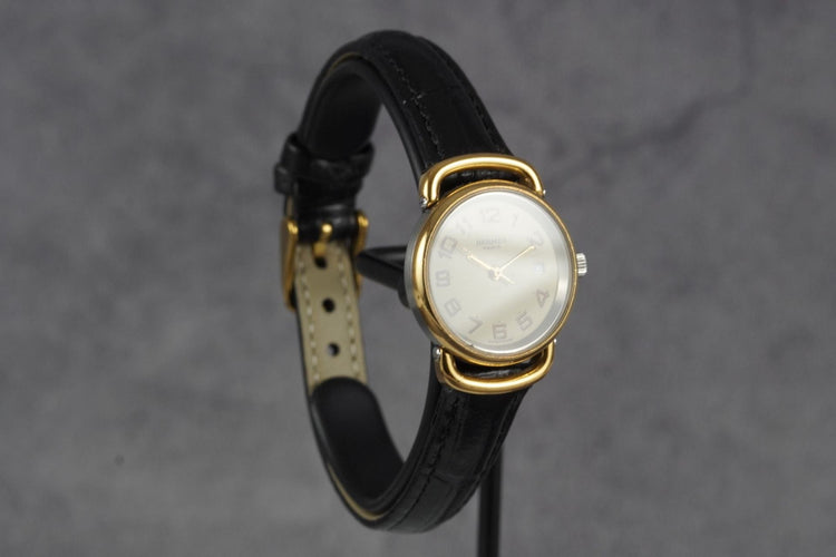 Hermès Pullman - Montre femme plaqué or 58 Facettes TOT-11259