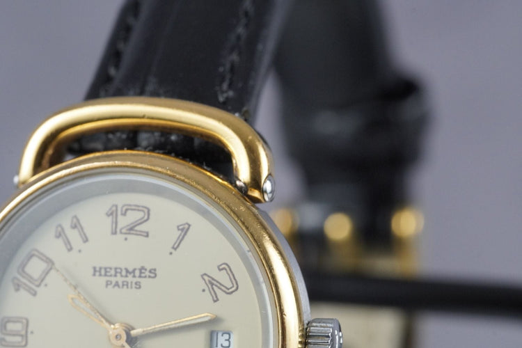 Hermès Pullman - Montre femme plaqué or 58 Facettes TOT-11259