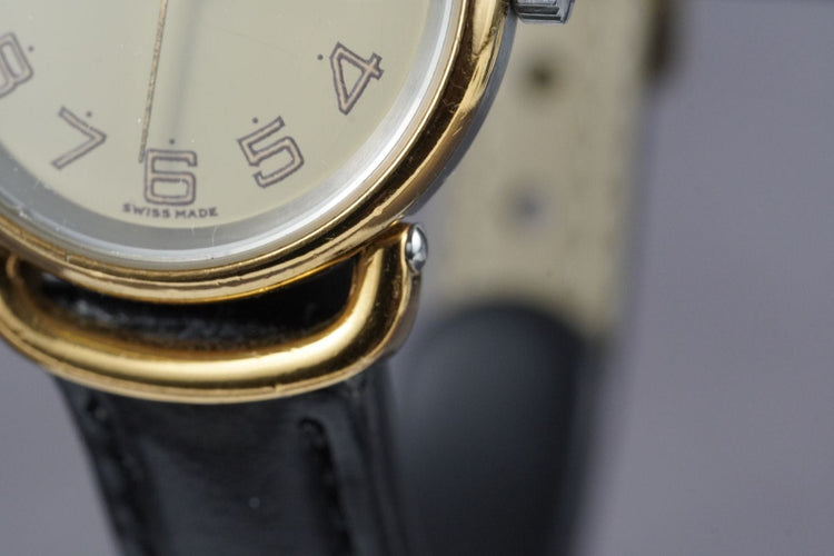 Hermès Pullman - Montre femme plaqué or 58 Facettes TOT-11259