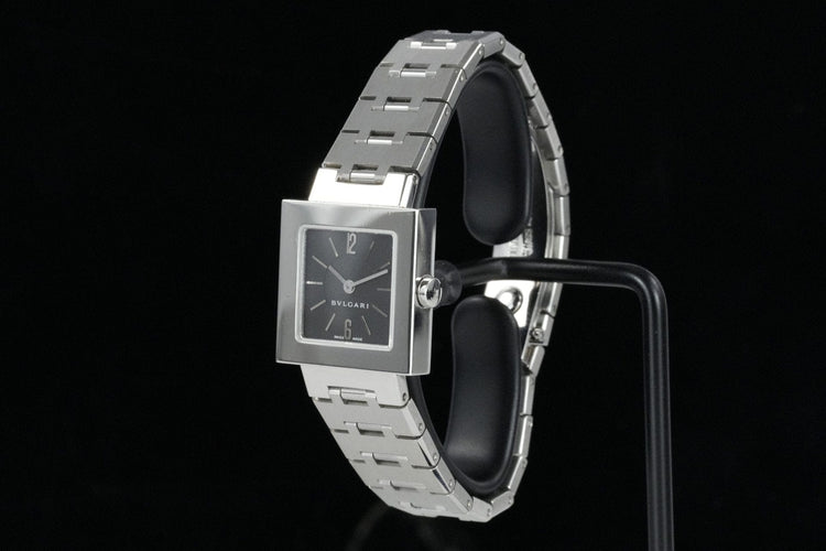 Bulgari Quadrato - Montre femme en acier 58 Facettes TOT-01728